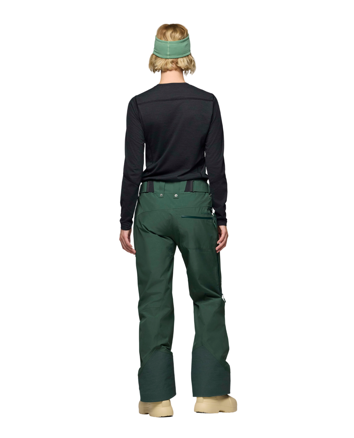 Norröna Women lofoten Gore-Tex Insulated Pants - Jungle Green - Alpingaraget