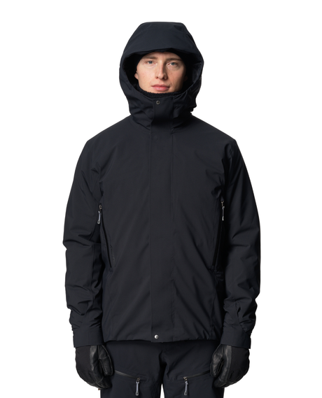 HOUDINI Mens Ride Insulated Jacket - True Black - Alpingaraget