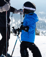 HESTRA Army Leather Heli Ski Junior Mitt - Black - Alpingaraget