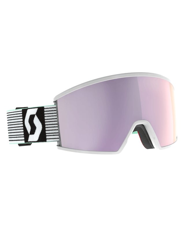 Scott Ambit AMP - White/Mint Green/Lavender Chrome S3 - Goggles - Alpingaraget