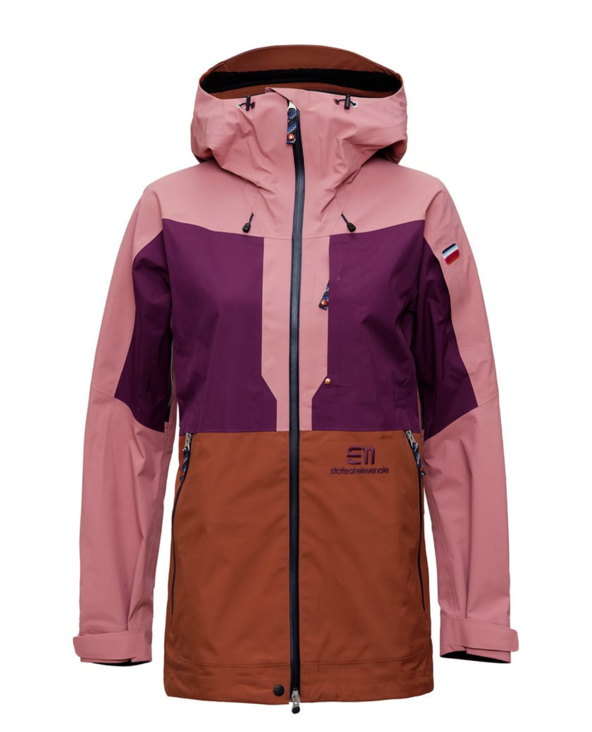 Elevenate Womens Pure 100 Jacket - Aubergine