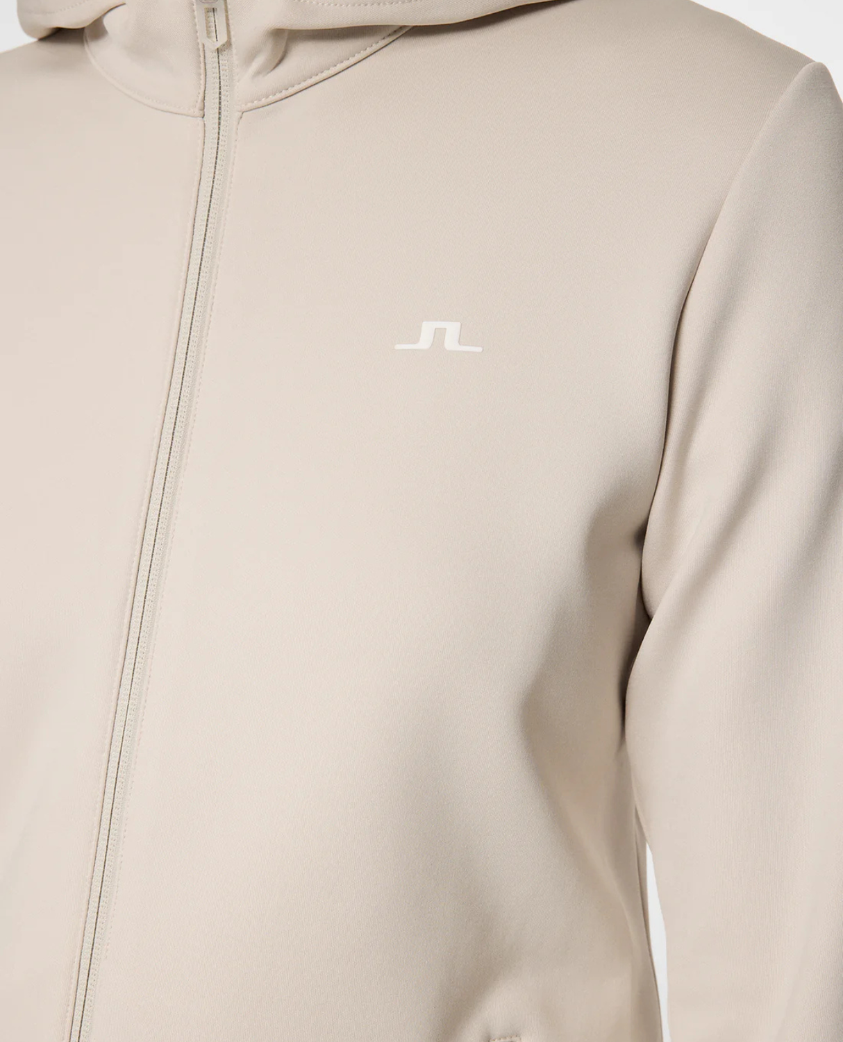 J.Lindeberg Women Aerialle Zip Hood - Moonbeam