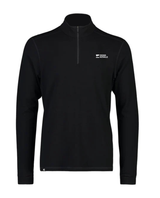 Mons Royale Mens Cascade Flex 1/4 Zip - Black