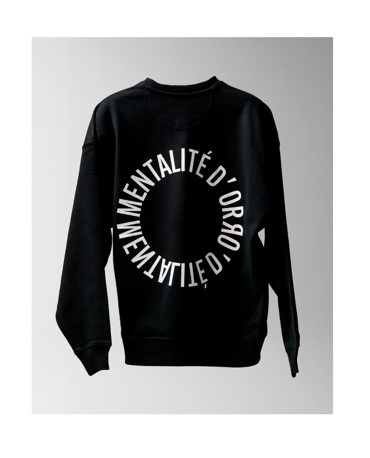 Mentalité d´Or Circle Crewneck - Black
