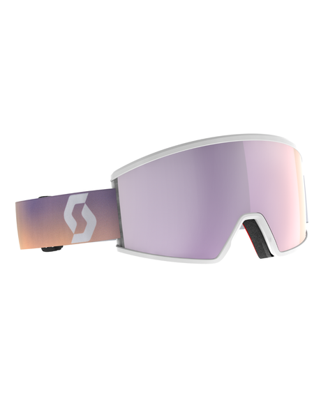 Scott Goggle Ambit Compact AMP - White/Soft Pink, Lavender Chrome S3 - Alpingaraget