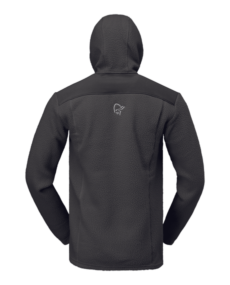 Norröna Men Trollveggen Warm3 Zip Hood - Phantom - Mellanlager - Alpingaraget