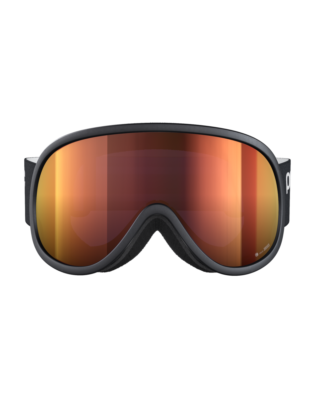 POC Retina Mid - Uranium Black/Partly Sunny Orange - Alpingaraget