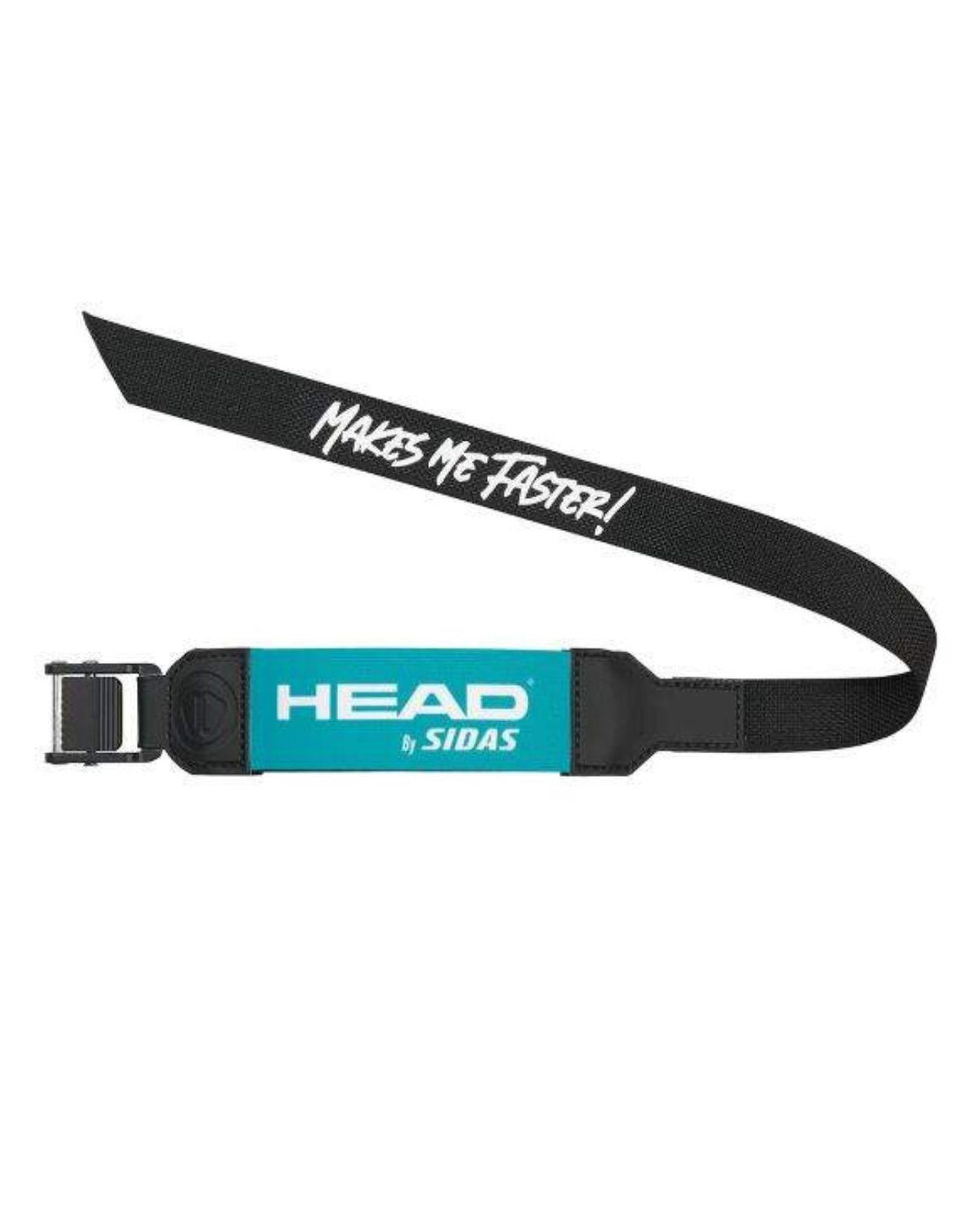 Head Power Strap Sidas Hard P4 40 mm är en svart pjäxrem för alpina pjäxor med blå detaljer för ökad kraftöverföring.