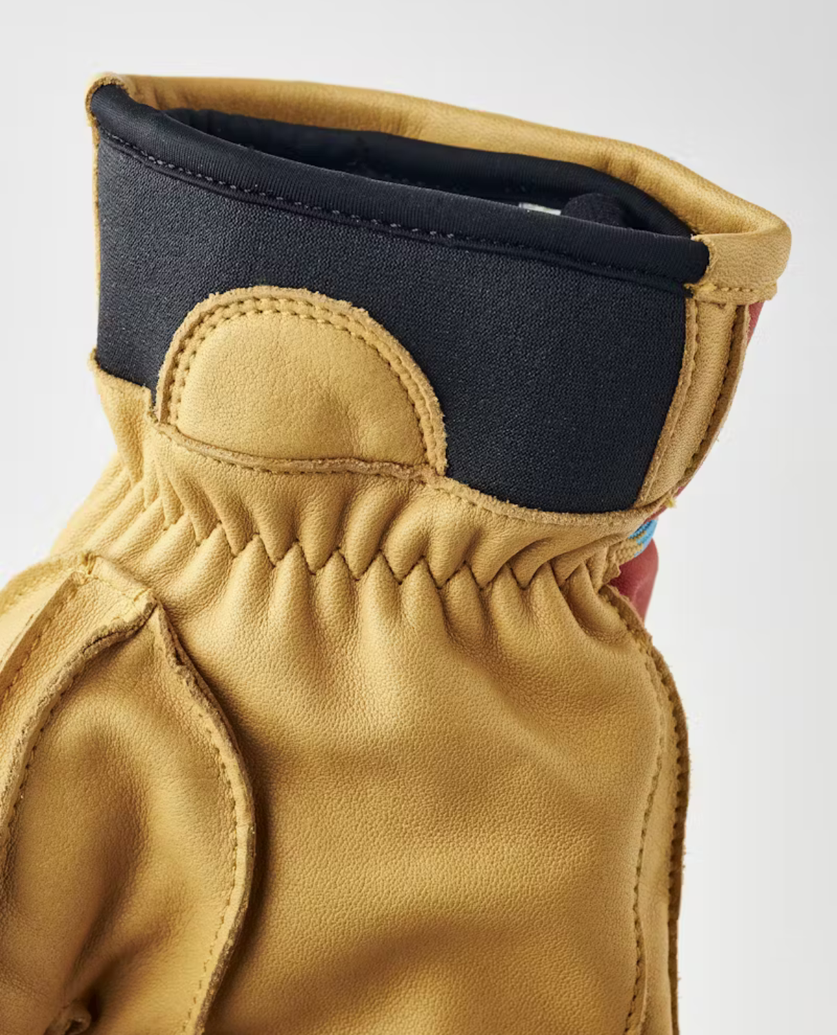 HESTRA Wakayama 5 Finger - Flame red/Tan - Alpingaraget