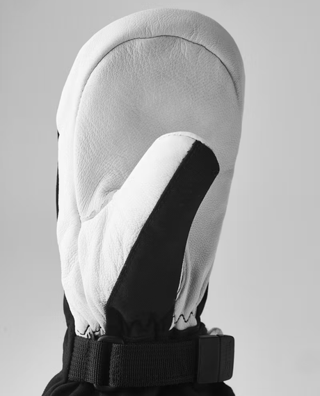 HESTRA Army Leather Heli Ski Junior Mitt - Black - Alpingaraget