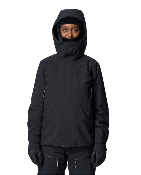 HOUDINI Womens Ride Insulated Jacket - True Black - Alpingaraget