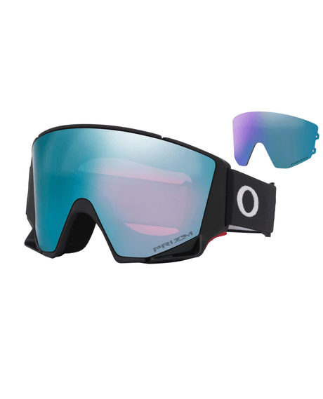 Oakley Flow Scape M - Matte Black/ Prizm Sapphire & Prizm Iced - Goggles - Alpingaraget