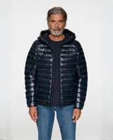 J.Lindeberg Men Oden Light Down Hood - JL Navy