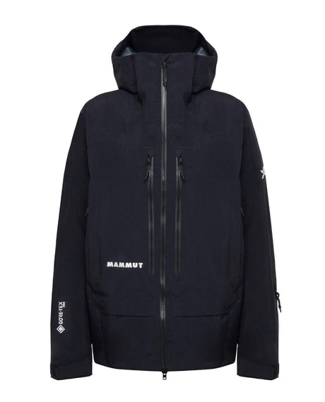 Mammut Eiger Free Pro HS Hooded Jacket Men - Svart hardshelljacka för friåkning.