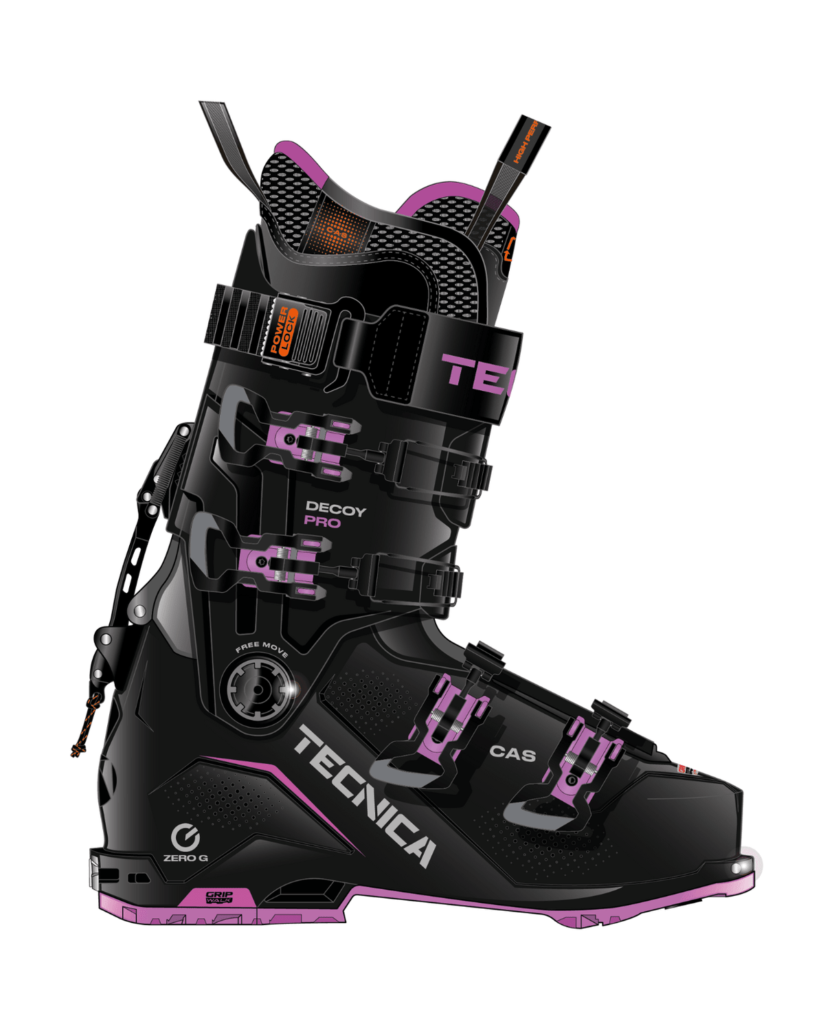 Tecnica Zero G Decoy Pro GW - Black - Toppturspjäxor - Alpingaraget