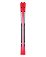 Röda Atomic Redster SG FIS Revoshock 200 26/27 Super-G-skidor med dämpande moduler och integrerat race-interface.