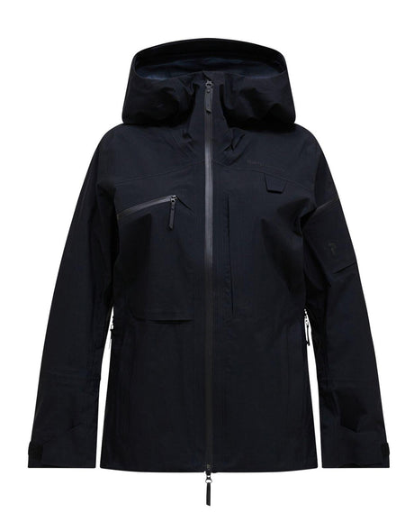 Peak Performance Alpine Gore-Tex 3L Jacket Women - Svart skidjacka för dam