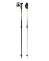 Leki Peak Vario TR kolfiberstavar med Trigger-system för alpina tävlingsåkare i svart och mörkoliv.
