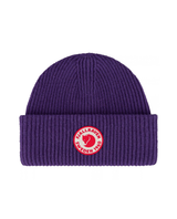 Fjällräven 1960 Logo Hat - Dark Violet mörklila mössa med uppvikt kant och broderat emblem. Alpingaraget