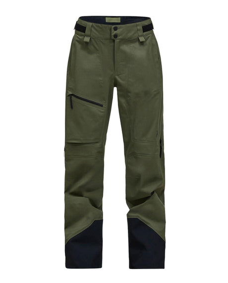 Peak Performance Alpine Gore-Tex 3L Pants Women i färgen Pine Needle, ett par gröna skidbyxor för damer.