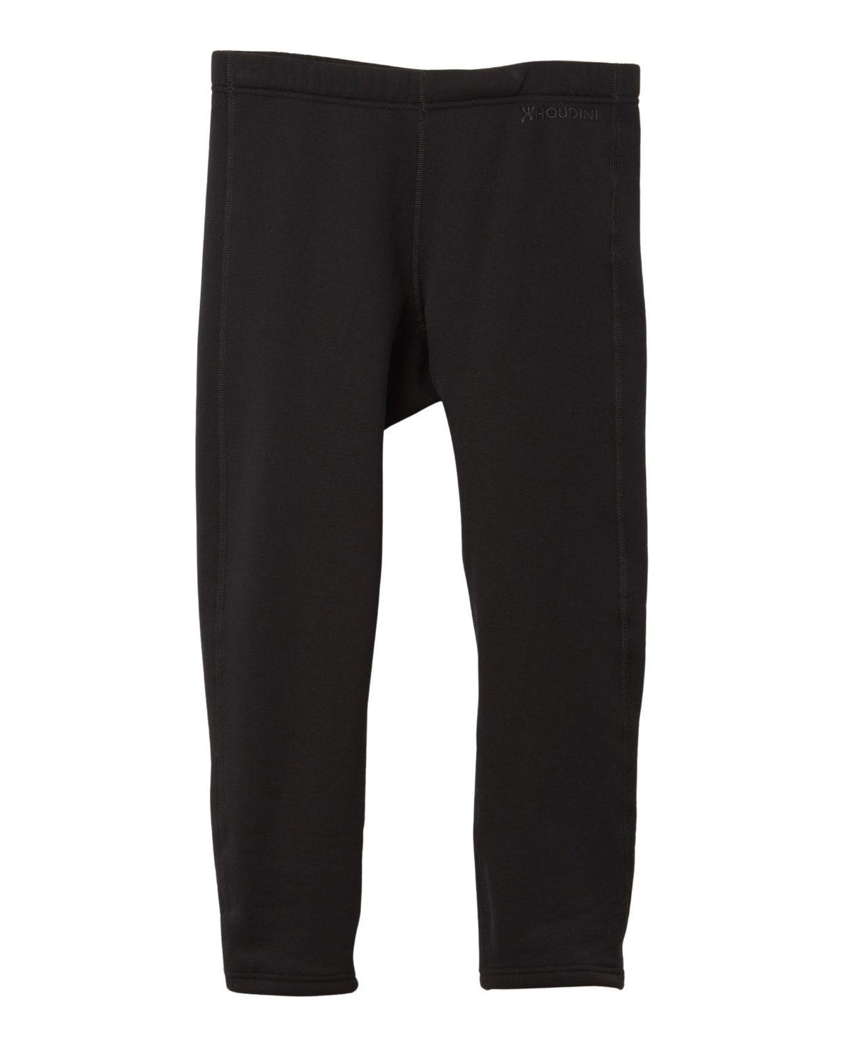 Svarta damtights från Houdini i en kortare modell med resår i midjan.