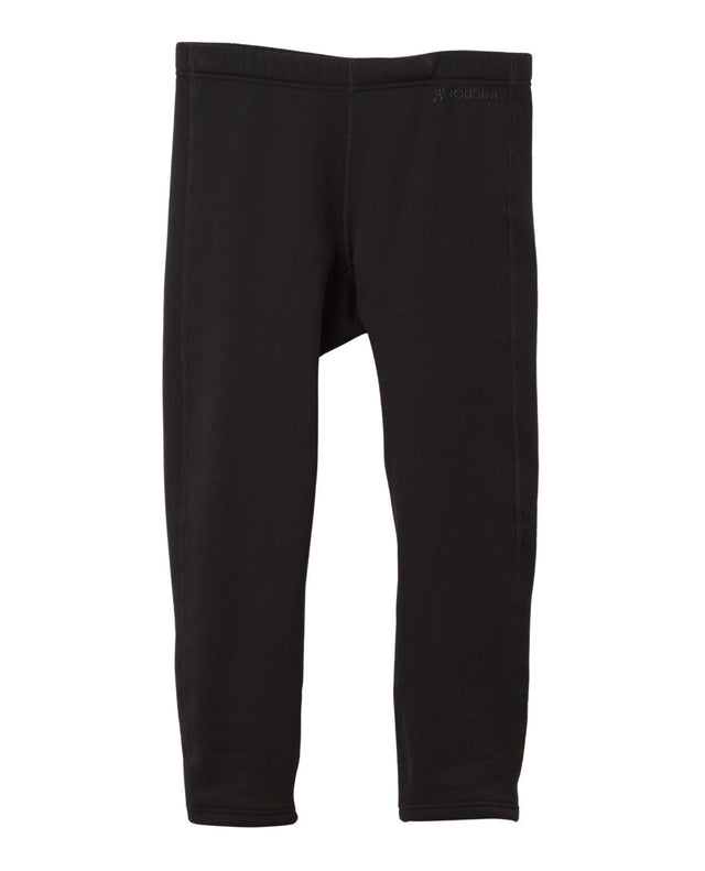 Svarta damtights från Houdini i en kortare modell med resår i midjan.