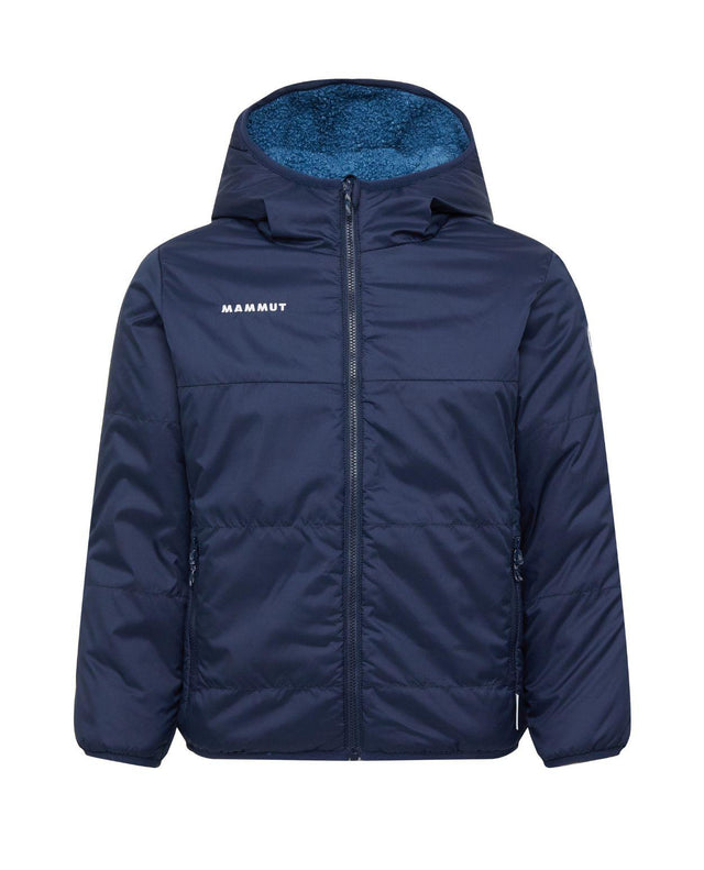 Mammut Waymarker IN Reversible Hooded Jacket Junior - Mörkblå juniorjacka