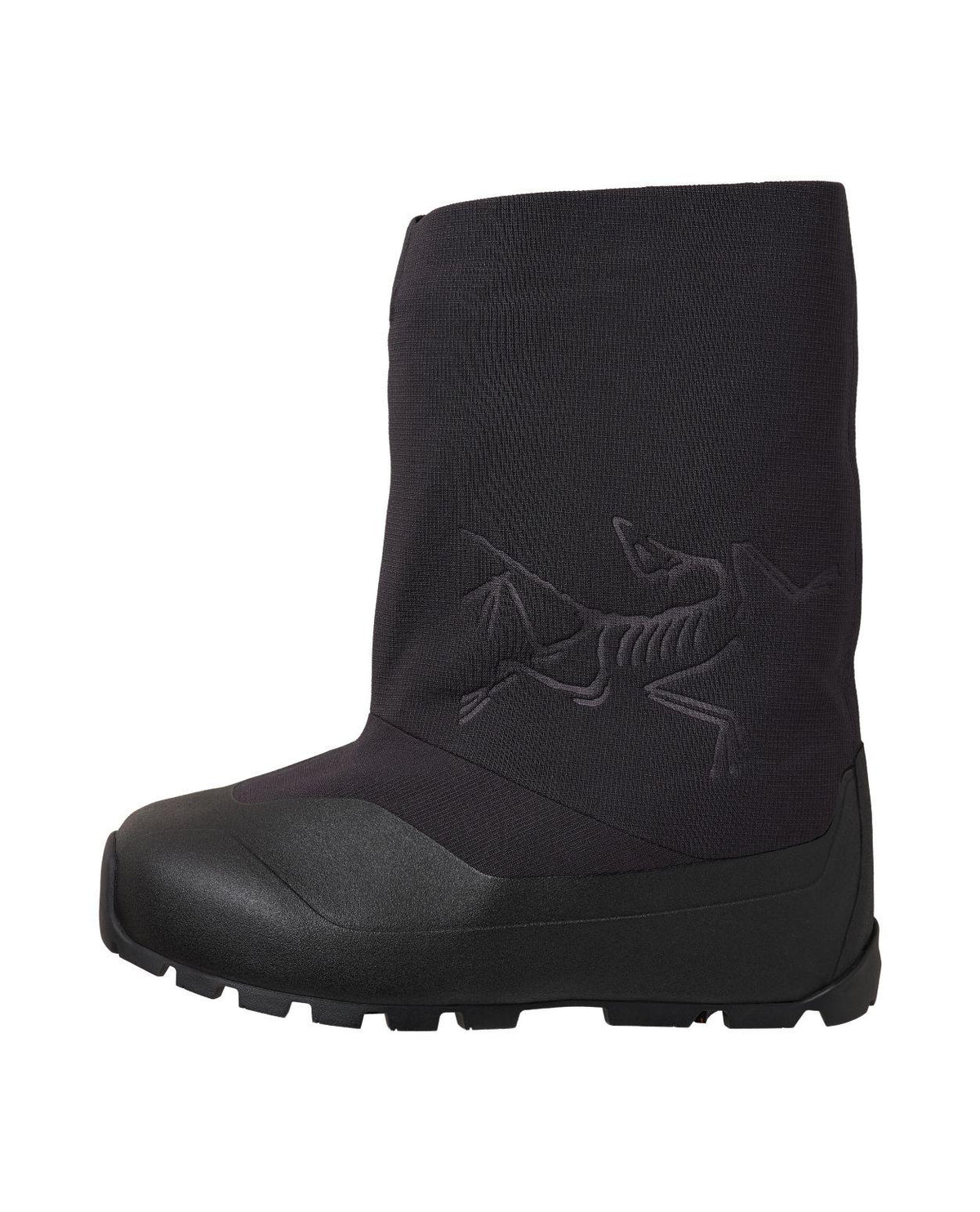 Arc'teryx Postour Women - Svart damstövel för återhämtning och stugliv med Vibram Arctic Grip.