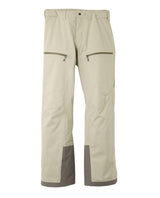 Houdini Ride Pants II dam i grönaktigt grå färg med förstärkta benslut och dragkedjeförsedda fickor.
