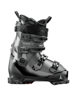 Atomic Hawx Magna 110 S, en stabil alpinpjäxa i svart och grått med bred läst för komfortabel utförsåkning.