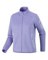 Arc'teryx Covert Cardigan Dam i färgen Kasumi Heather, ett varmt mellanlager i fleece.