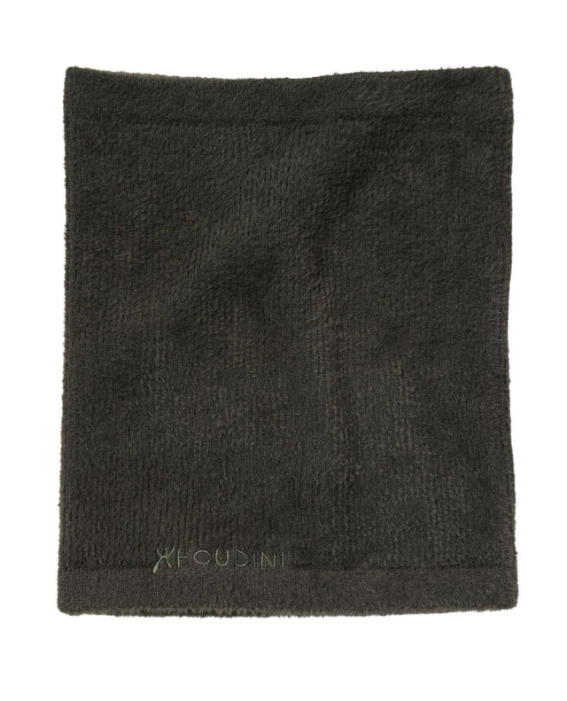Houdini Lykan Neck Gaiter i grön illusion, en mjuk tubhalsduk med diskret logotyp.