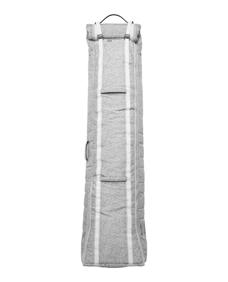 Db Snow Roller Pro 127L skidfodral i färgen White Noise med slitstark design för säker transport av skidor.