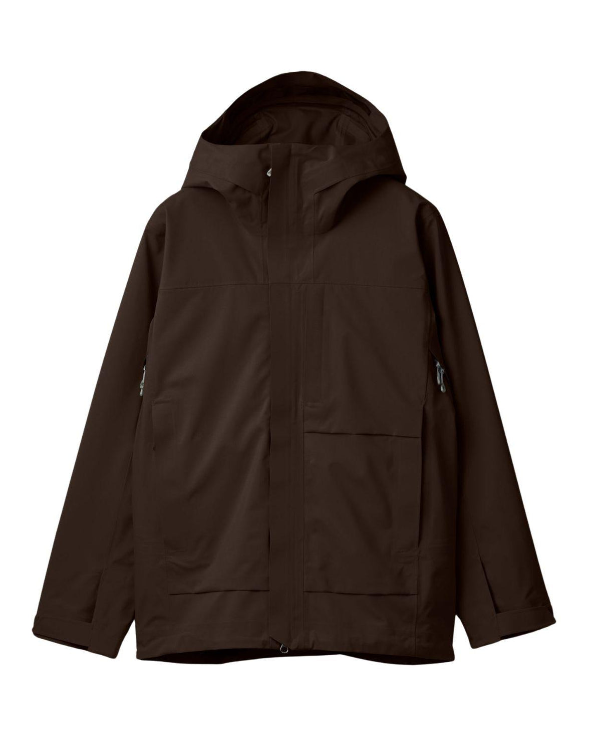 Brun skidjacka dam Houdini Rollercoaster Jacket II med huva.