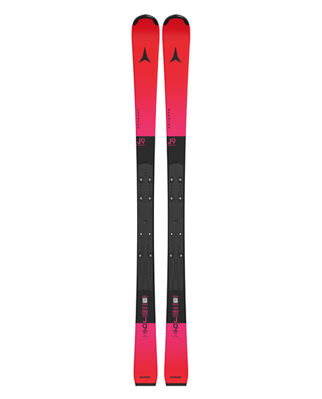Röda Atomic Redster J9 RS J-RP 26/27, stabila pistskidor för juniorer i bana - Alpingaraget