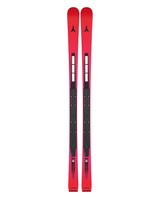 Röda Atomic Redster G9 FIS Revoshock J-RP junior-GS-skidor med stabil raceplatta för tävlingsåkning.
