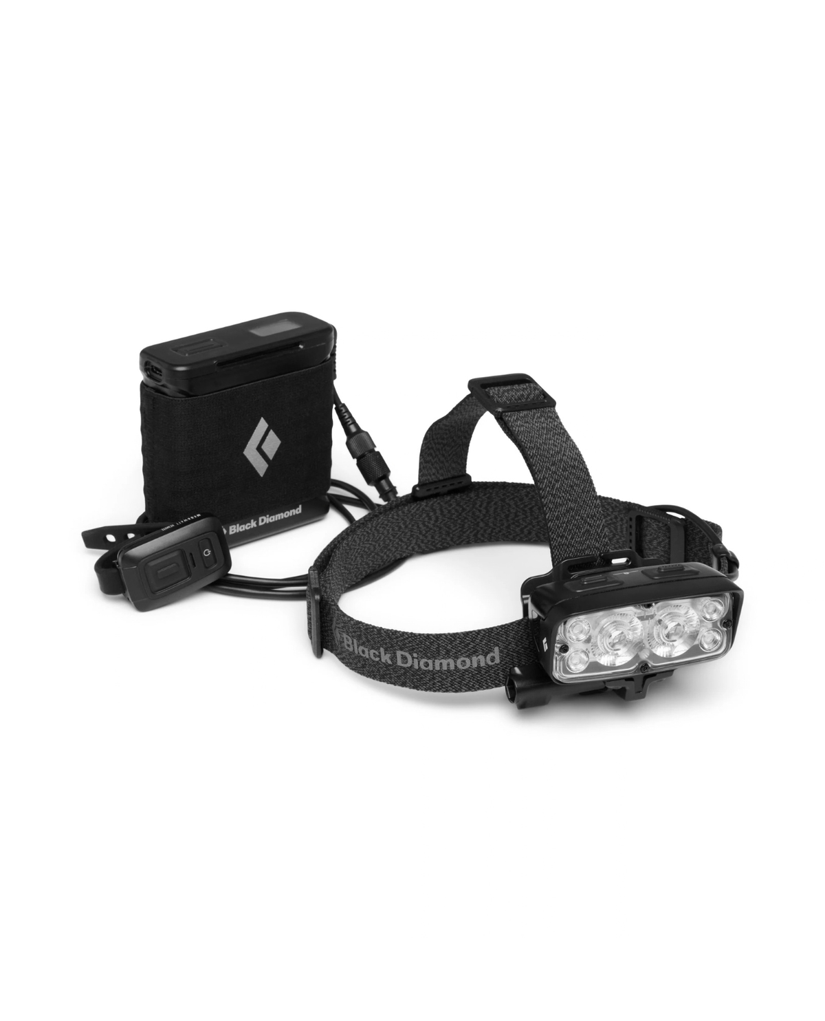 Black Diamond Megawatt Headlamp - Svart pannlampa med batteri och fjärrkontroll