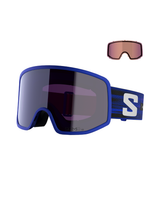 Salomon Sentry Pro S Sigma Equipe - Race Blue skidglasögon med blå båge och spegellins.