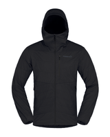 Norrøna Lyngen thermo100active Zip Hood för herrar i färgen Caviar Black