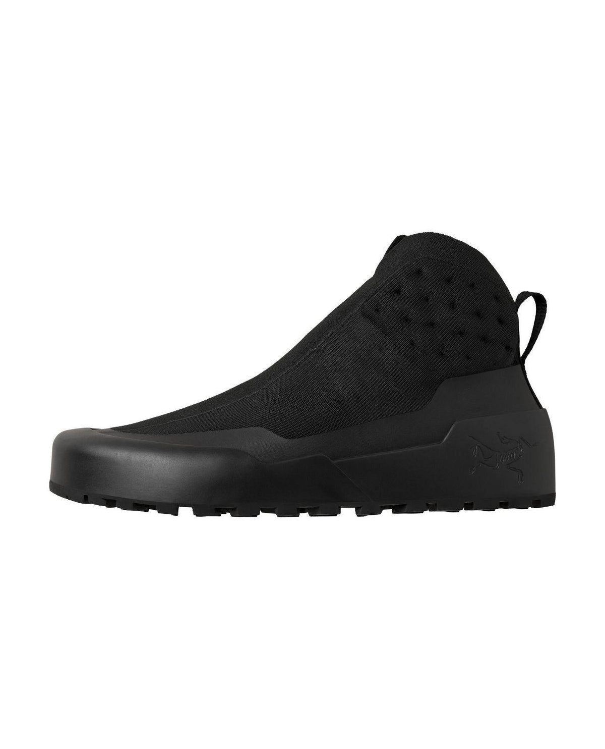 Arc'teryx Kragg Mid dam-skor i svart färg med slitstark Betaspun-ull och Vibram Megagrip-sula för smidiga anmarscher.