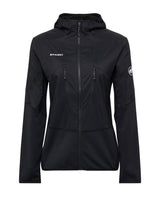 Mammut Aenergy ML Hybrid Hooded Jacket Dam - Svart mellanlager