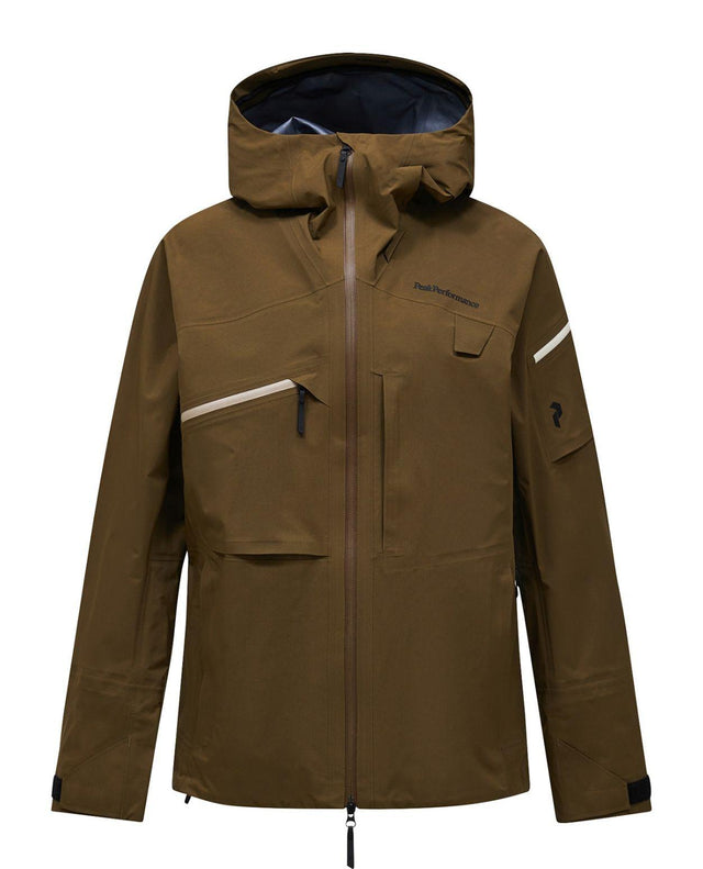 Peak Performance Alpine Gore-Tex 3L Jacket Men - Meadow Moss Brun