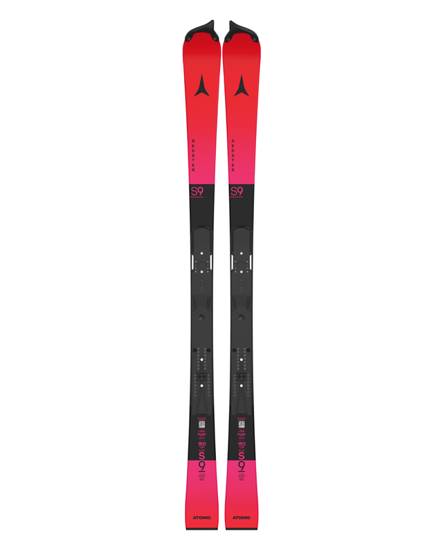 Atomic Redster S9 FIS 150 26/27 - röda och svarta tävlingsskidor för juniorslalom - Alpingaraget