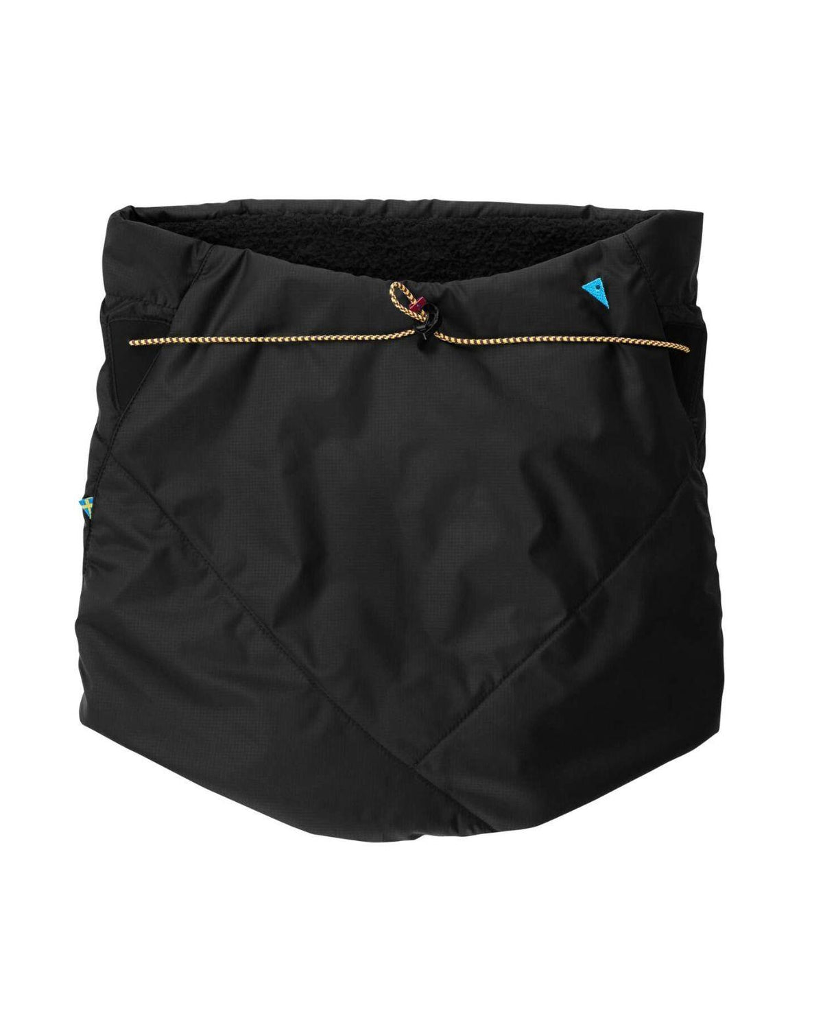 Klättermusen Viglaf Neck Gaiter - Svart buff för alpina skidåkare - Alpingaraget