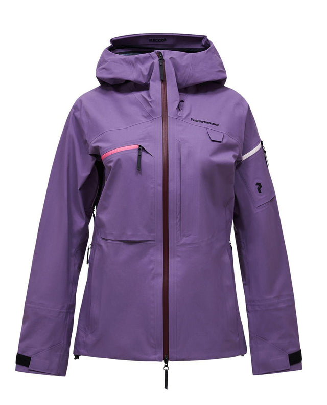 Peak Performance Alpine Gore-Tex 3L Jacket Women i färg lila för damer.