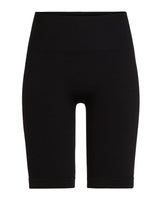 Icebreaker Merino Seamless Rib 8 High Rise Shorts Women - Svart