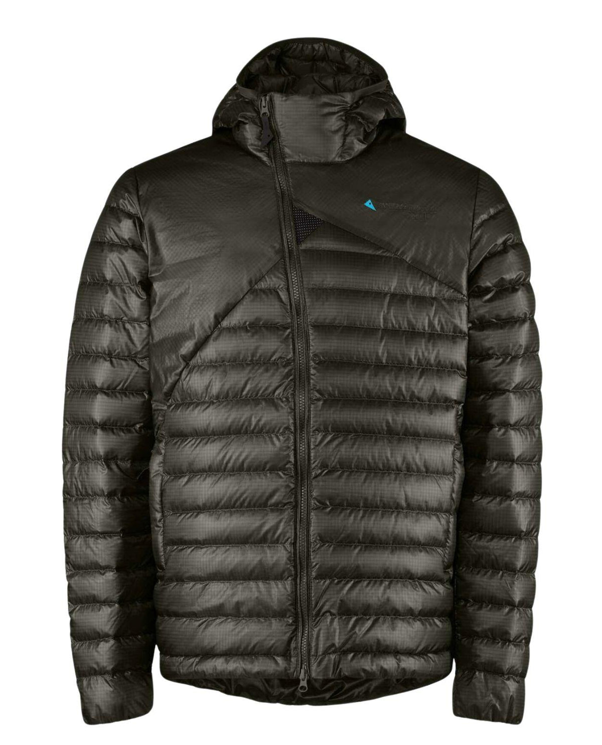 Klättermusen Lopt Hood Jacket Men i mörkgrönt, ett varmt och tekniskt mellanlager för herr.