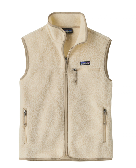 Patagonia Retro Pile Vest Women - Natural - Beiger fleeceväst för dam.