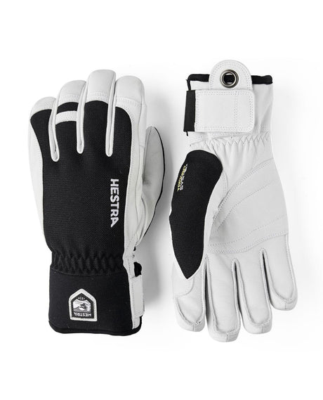 Hestra Army Leather Trigger 5 Finger - Svart skidhandske