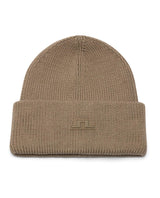 J.Lindeberg Vale Beanie - Brun stickad mössa för sköna dagar på fjället.